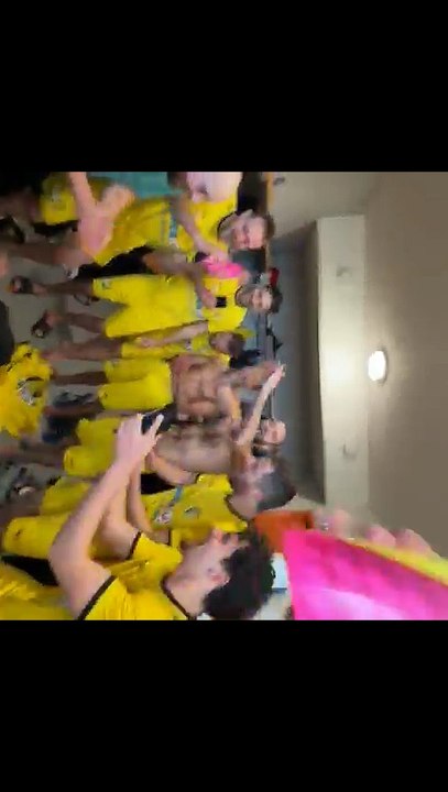 JOIE VESTIAIRES VICTOIRE PLUS QU' ATTENDUE DE NOTRE ÉQUIPE A CONTRE AJM BESANÇON DIMANCHE 22.02.2026 COMPLEXE DU ROSEMONT BESANÇON..BRAVO LES GARS.