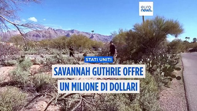 Stati Uniti: la giornalista Savannah Guthrie offre un milione di dollari per il ritorno della madre