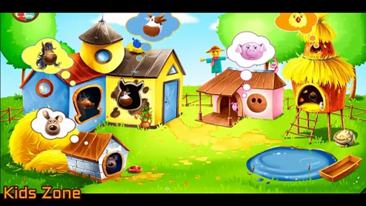 Animal Farm For Kids - Learn Kids How Grow Plants and Vegetables - Games for Kids