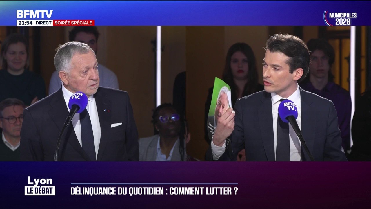 La passe d'armes entre Alexandre Dupalais (UDR-RN) et Jean-Michel Aulas (Cœur Lyonnais) à propos du soutien à Emmanuel Macron