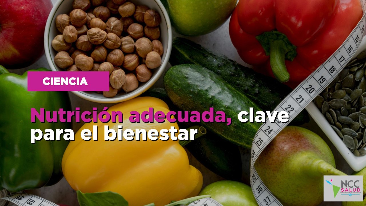Nutrición adecuada, clave para el bienestar