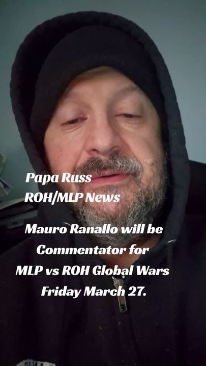 Papa Russ News Mauro Ranallo is back!!