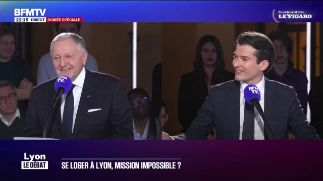 La ville de Lyon n'est pas un trophée de plus à mettre sur une étagère : vif échange entre Alexandre Dupalais (UDR-RN) et Jean-Michel Aulas (Cœur lyonnais)