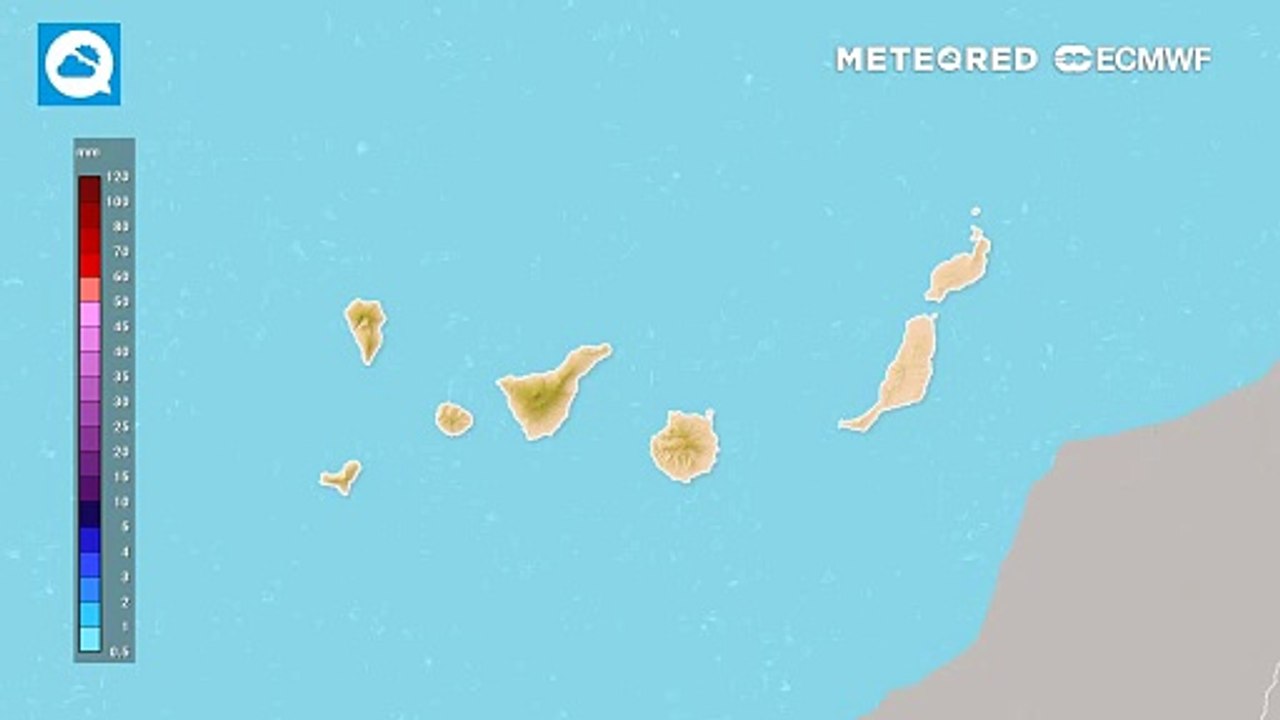 Una dana dejará lluvias intensas en Canarias