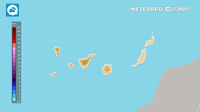 Una dana dejará lluvias intensas en Canarias