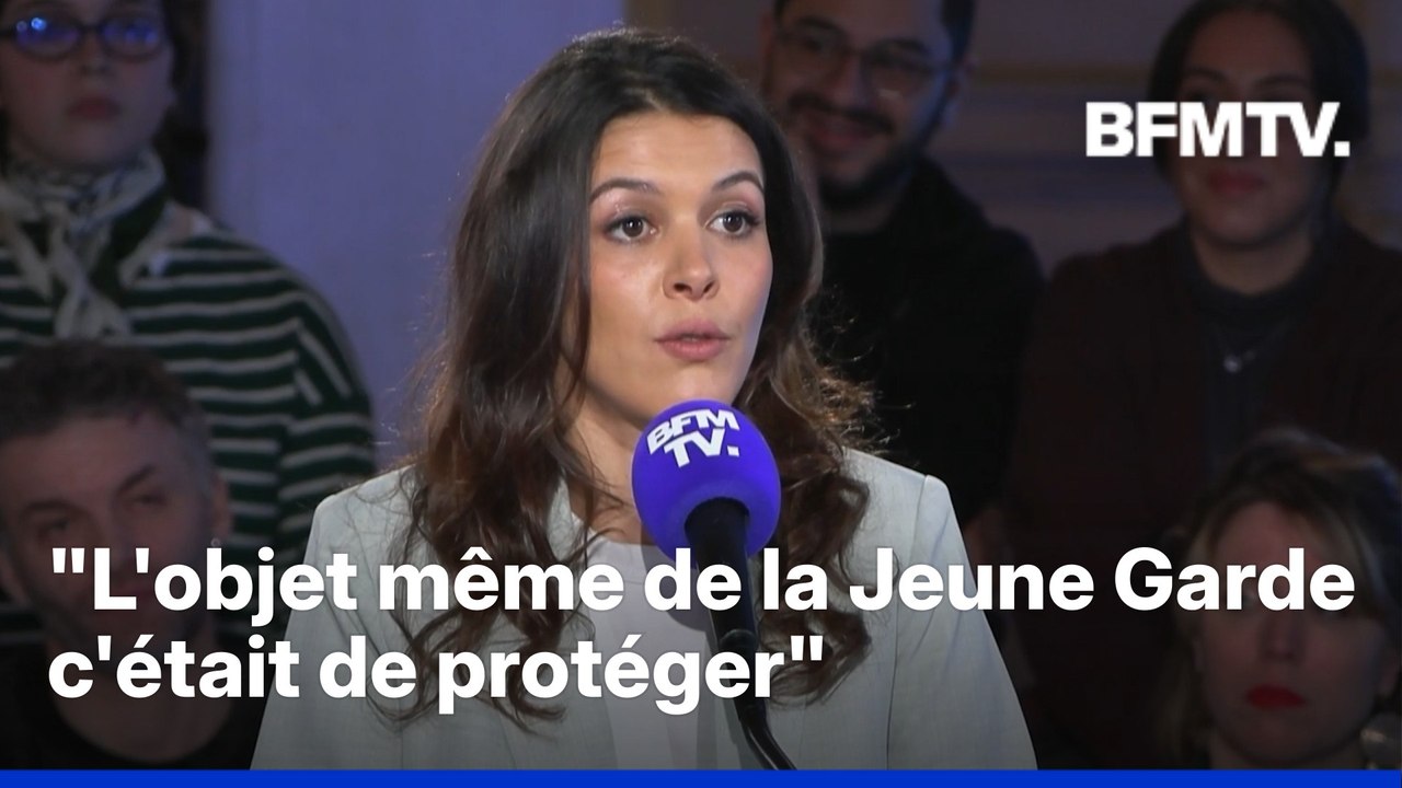 "L'objet même de la Jeune Garde, c'était de protéger les progressistes", rappelle Anaïs Belouassa-Cherifi (LFI)
