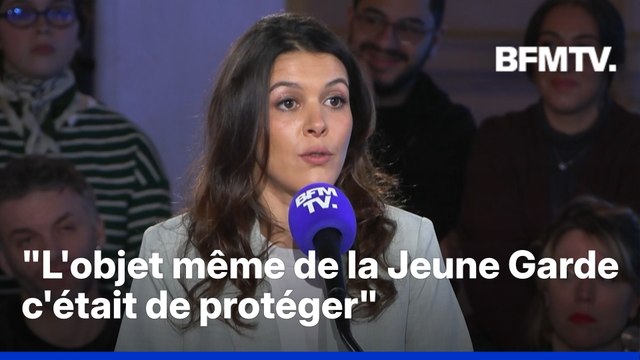 L'objet même de la Jeune Garde, c'était de protéger les progressistes , rappelle Anaïs Belouassa-Cherifi (LFI)
