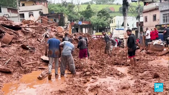 Lluvias torrenciales en Brasil dejan decenas de muertos y heridos