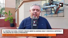 El Centro Cultural Vicente Cidade abrió su agenda 2026 y convoca a artistas de toda la provincia