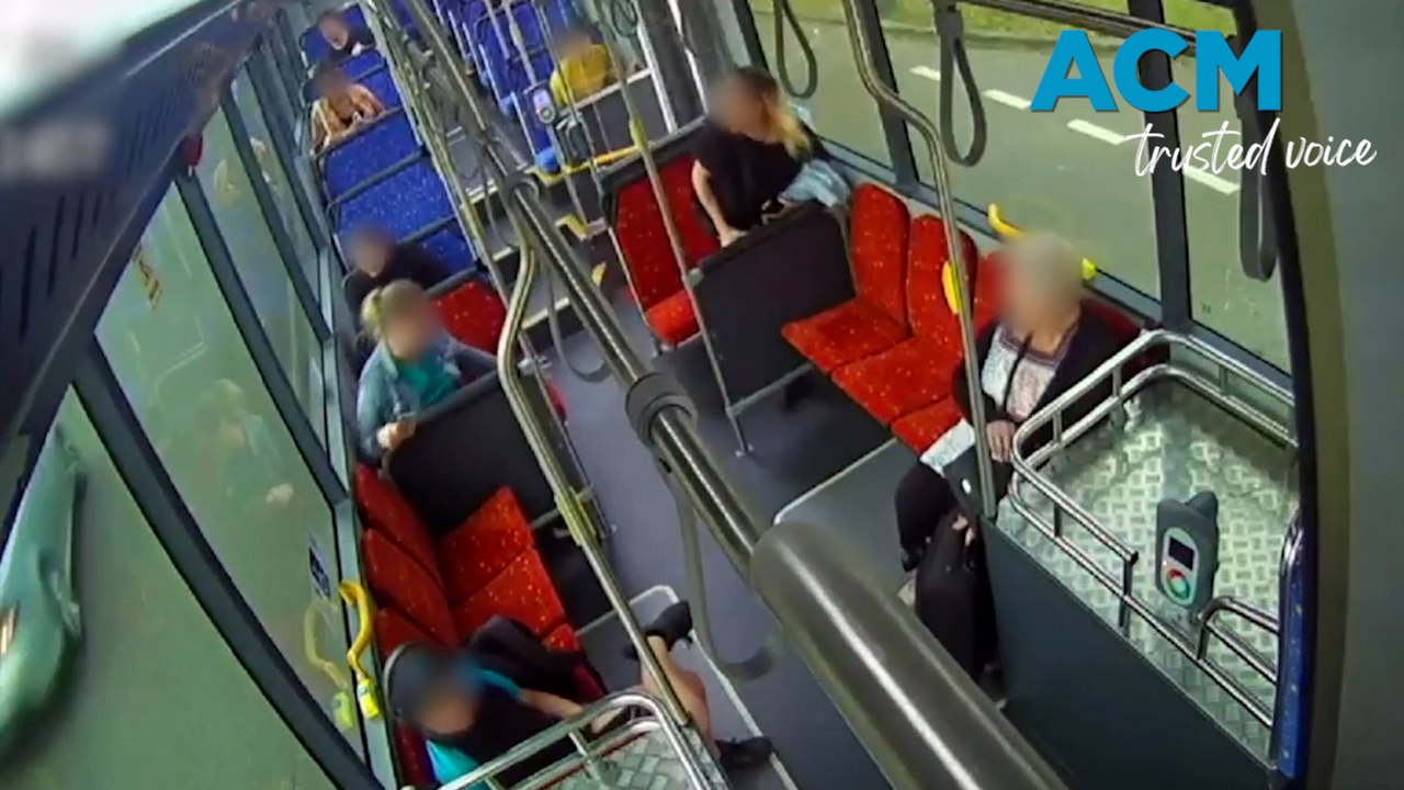 Dashcam shows multiple near-misses as people ur...
