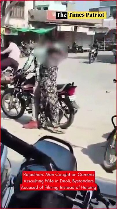SHOCKING: Man Brutally Assaults Wife on Busy Ro...