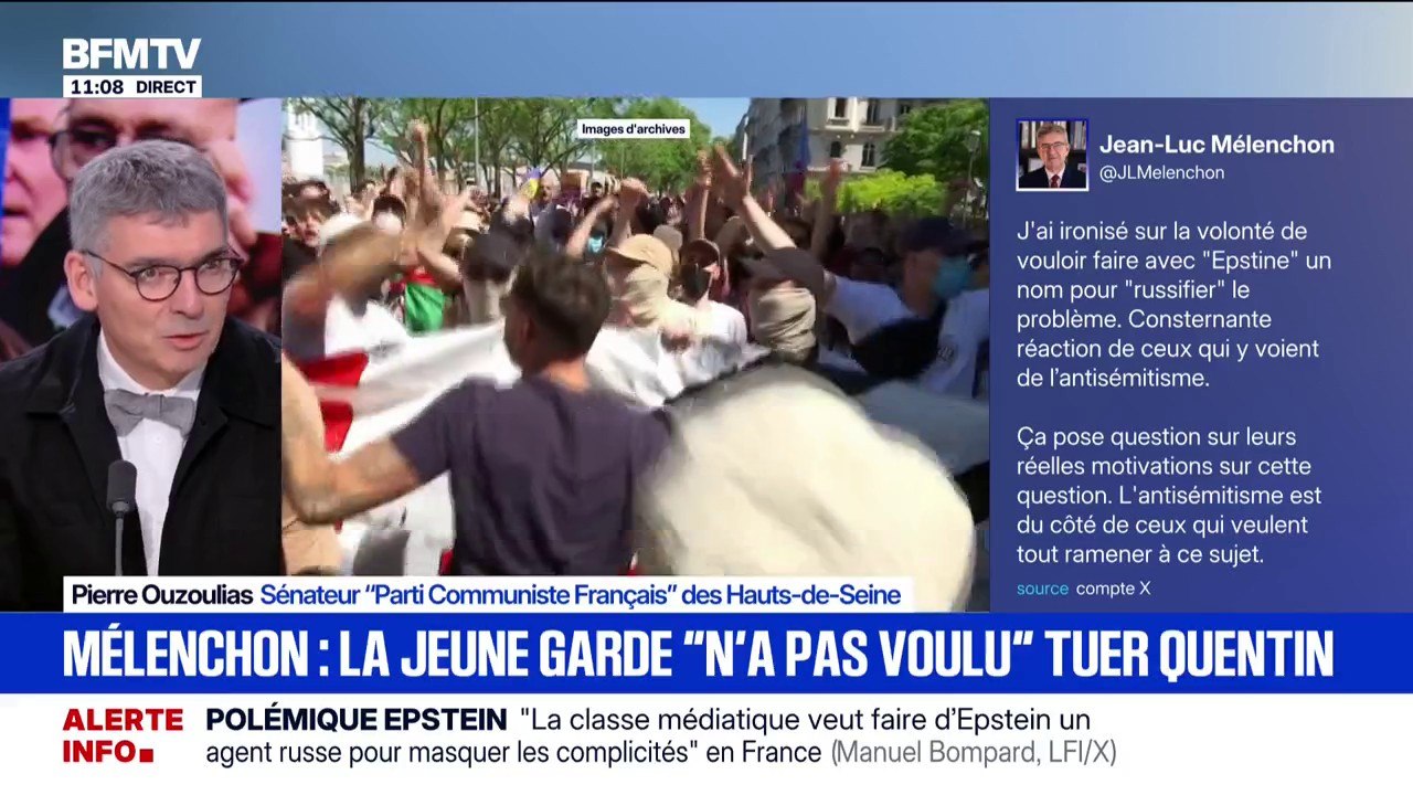 "Jean-Luc Mélenchon et LFI se marginalisent encore davantage": Pierre Ouzoulias (PCF) évoque les propos de Jean-Luc Mélenchon sur la prononciation du nom Epstein