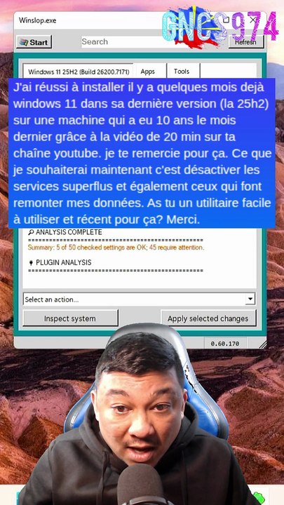 PC trop lent sous Windows 11 en 2026? Fais ça! #winslop #windows11 #debloat
