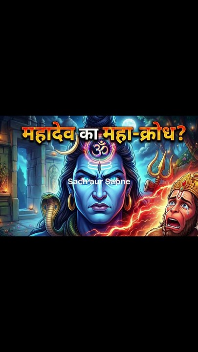 क्या सच में शिव जी हनुमान से क्रोधित हो गए थे?