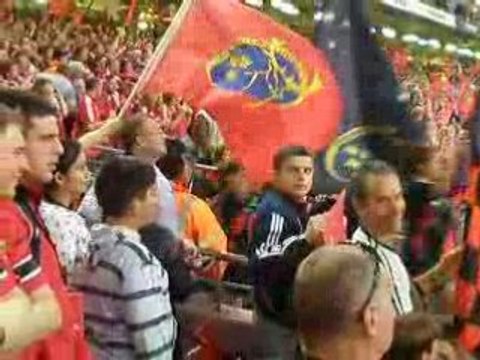 Finale HCup Cardiff Toulouse Munster - Drapeaux