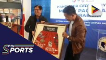 PBBM at First Lady Liza Marcos, dumalo sa hand over ceremony ng memorabilia ni Pacman sa PSC
