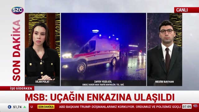 Emekli Askeri Hava Kontrolör Zafer Yeşilgül SÖZCÜ TV'de açıklamalarda bulundu