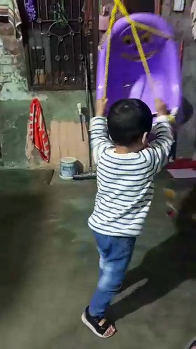 Salar ahmad playing with jhoola vlog