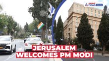 Jerusalem Decked Up Ahead Of PM Modi’s Israel Visit | Tricolour Lights Up City