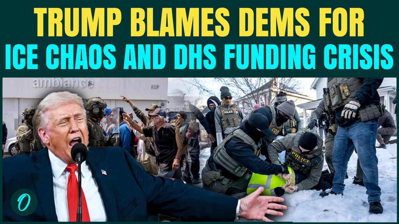 Trump BLAMES Democrats For DHS Chaos And Failed ICE Raids | State Of Union Turns Into Border Brawl