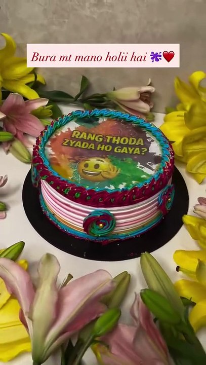 The Ultimate Holi Surprise! 🎨🎂