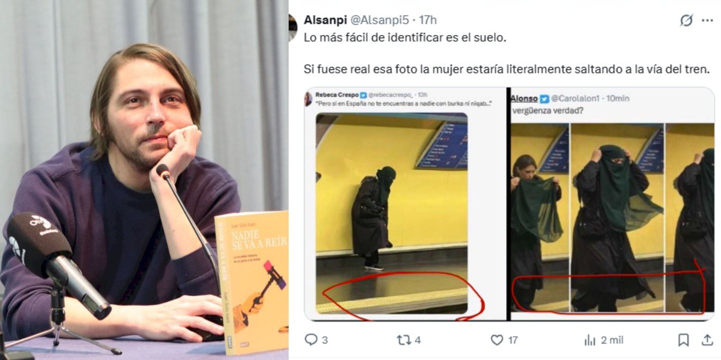 Soto Ivars estalla contra el quiosquero de Podemos y otros progres por zamparse el bulo sobre Rebeca Crespo: "¡Mongolos!"