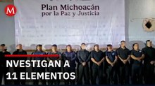Arrestan a 11 policías en Michoacán por presuntos vínculos con el Cártel Jalisco Nueva Generación