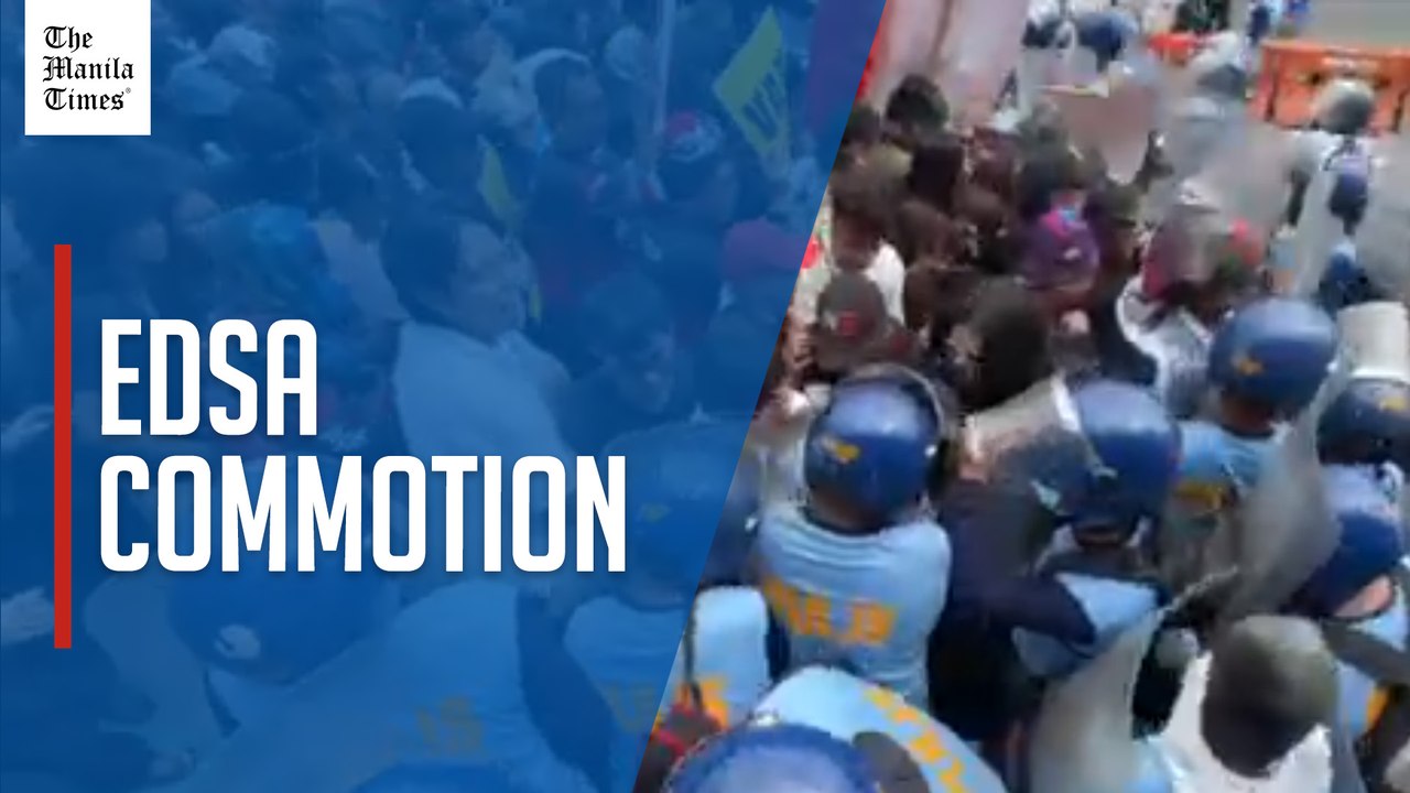 Commotion at EDSA