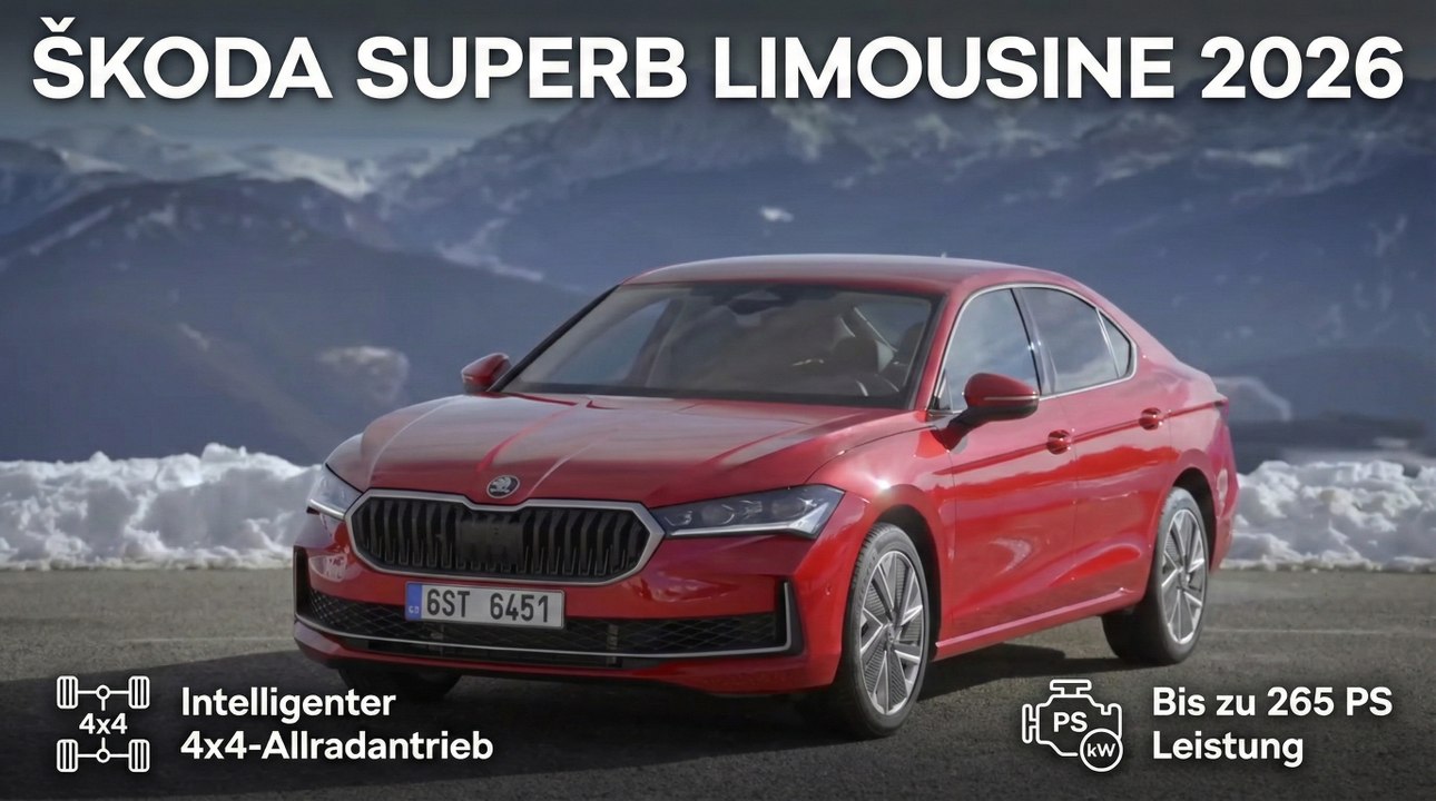 2026 Škoda Superb Limousine – Technikcheck