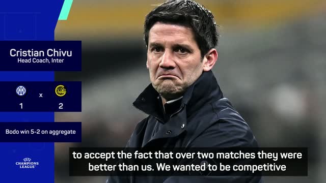 Bodo were better than us admits Inter coach after shock UCL exit