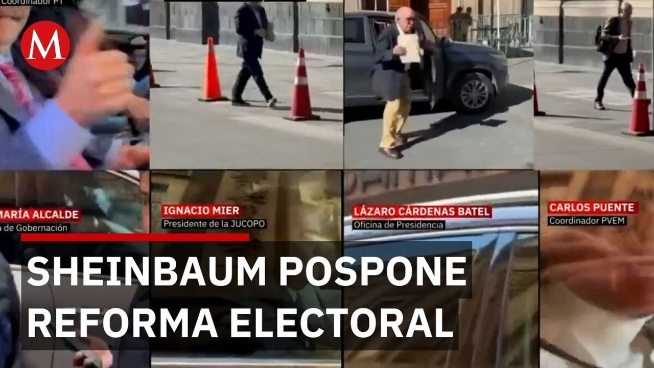 Claudia Sheinbaum pospone envío de reforma electoral tras reunión con aliados