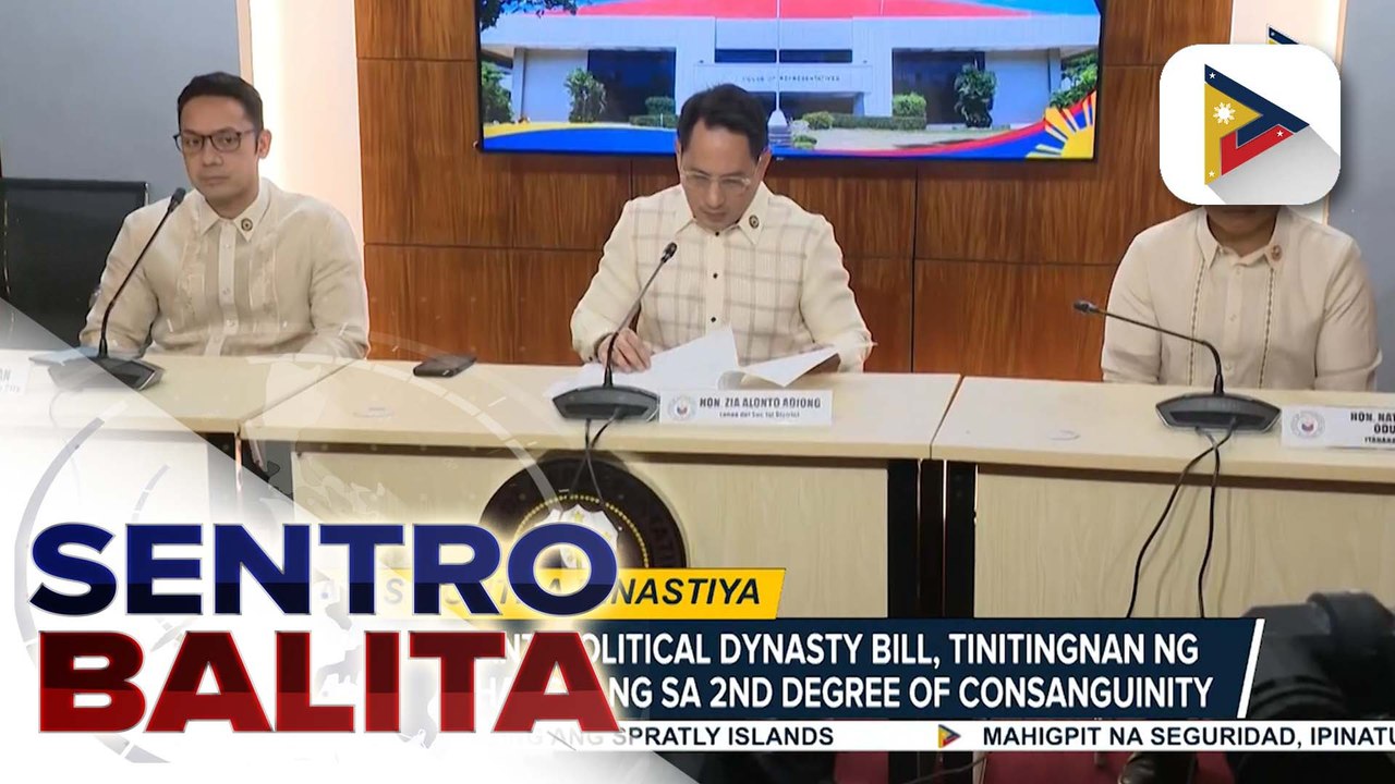 Saklaw ng anti-political dynasty bill, tinitingnan ng Kamara na hanggang sa 2nd degree of consanguinity | ulat ni Vel Custodio