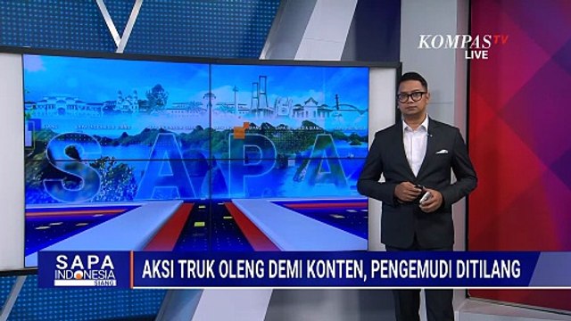 Viral! Aksi Truk Ugal-Ugalan di Jalan Demi Konten | SAPA SIANG