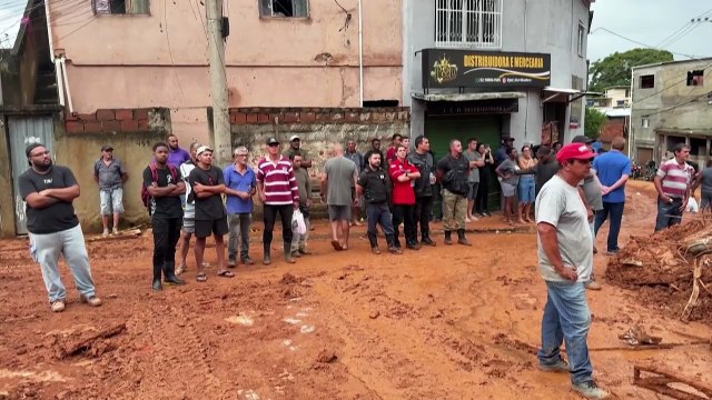Pelo menos 43 desaparecidos após deslizamentos de terra em Minas Gerais no Brasil