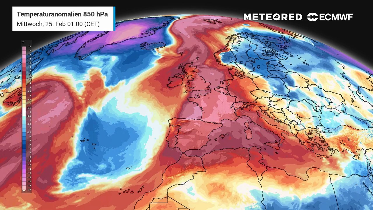 Ein gigantischer Wärmeberg hat nahezu ganz Europa erfasst! Der Frühling breitet sich aus
