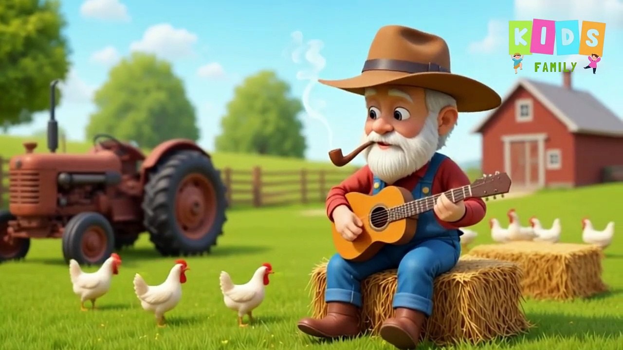 Old MacDonald Had a Farm | 3D Animated Nursery Rhyme for Kids |   #NurseryRhymes  #oldmacdonald