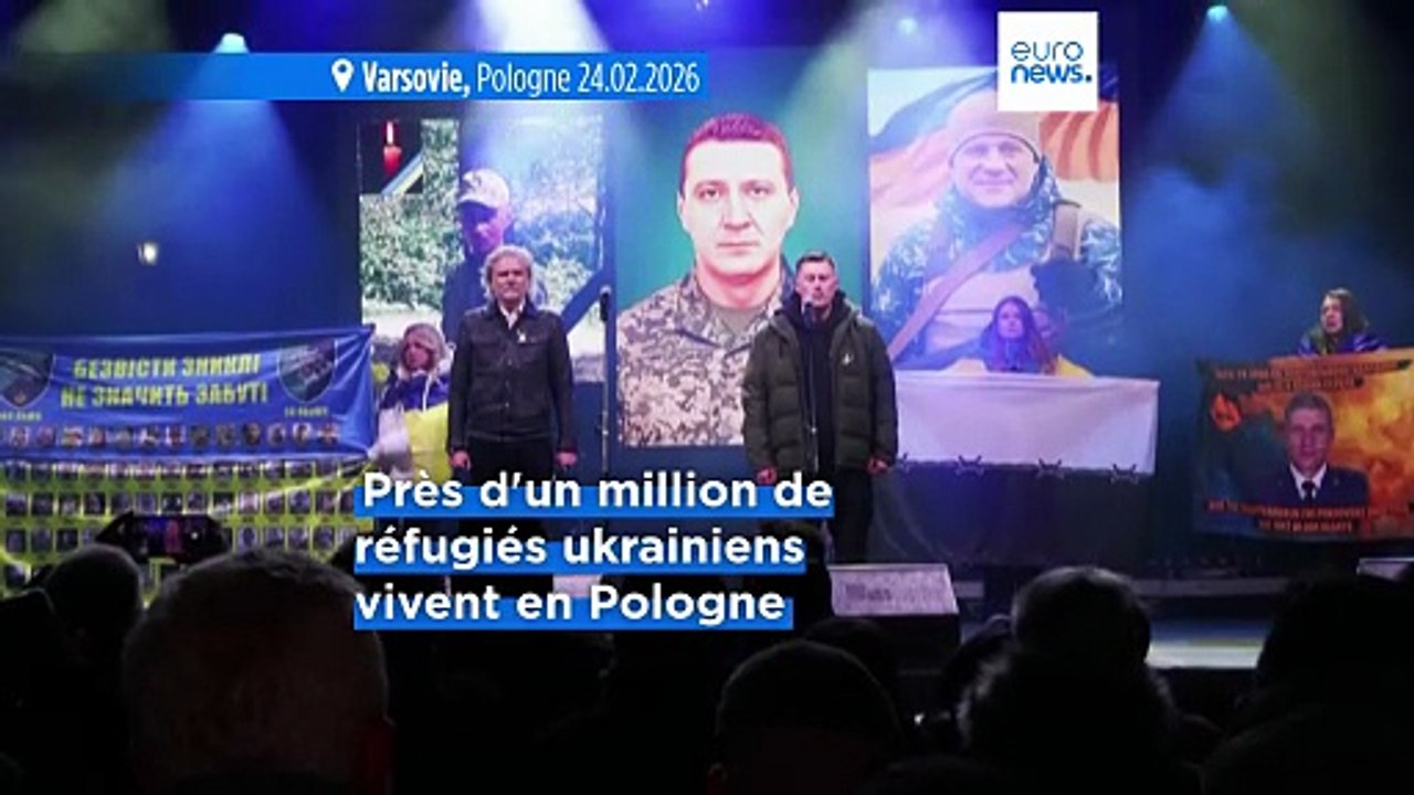 Rassemblements massifs en Europe pour le quatrième anniversaire du début de la guerre en Ukraine