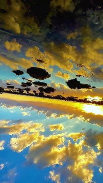 The Surreal Mirror of the Sky Salar de Uyuni Sunset Cinematic