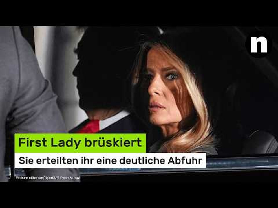 Melania Trump: First Lady brüskiert - sie erteilten ihr eine deutliche Abfuhr