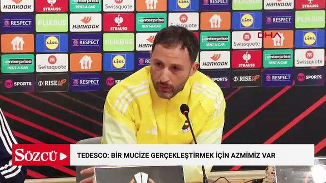 “Avrupa Ligi Bitmedi!” Tedesco’dan Nottingham karşılaşması öncesi iddialı sözler