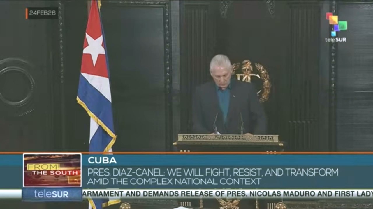 Pres. Diaz-Canel on U.S blockade against the island