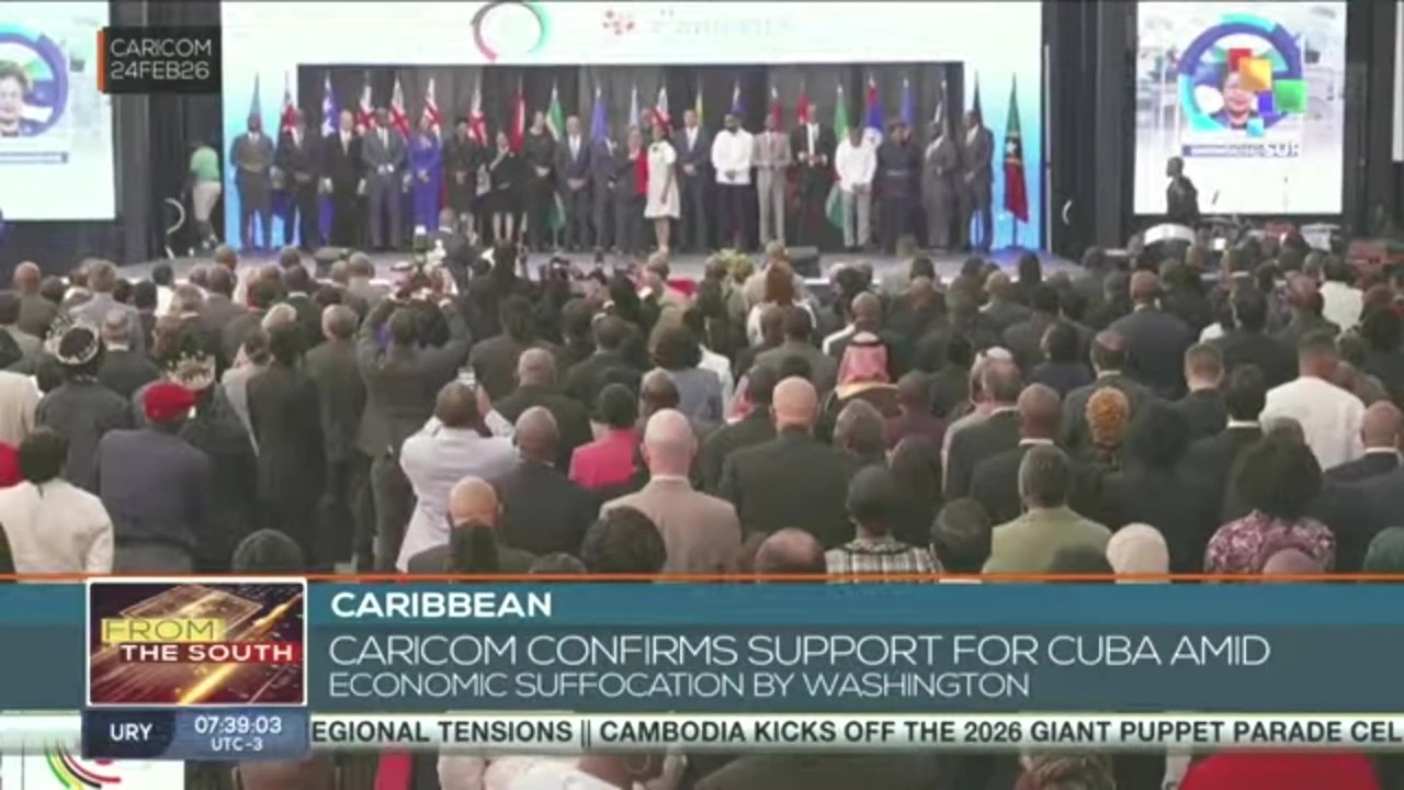 CARICOM confirms support for Cuba amid economic suffocation by Washington