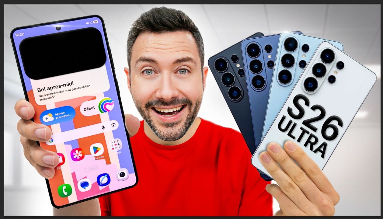 J'ai les Galaxy S26, S26+ et Ultra ! (je suis choqué)