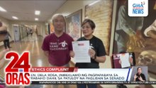 Sen. Dela Rosa, inireklamo ng pagpapabaya sa trabaho dahil sa patuloy na pagliban sa Senado | 24 Oras
