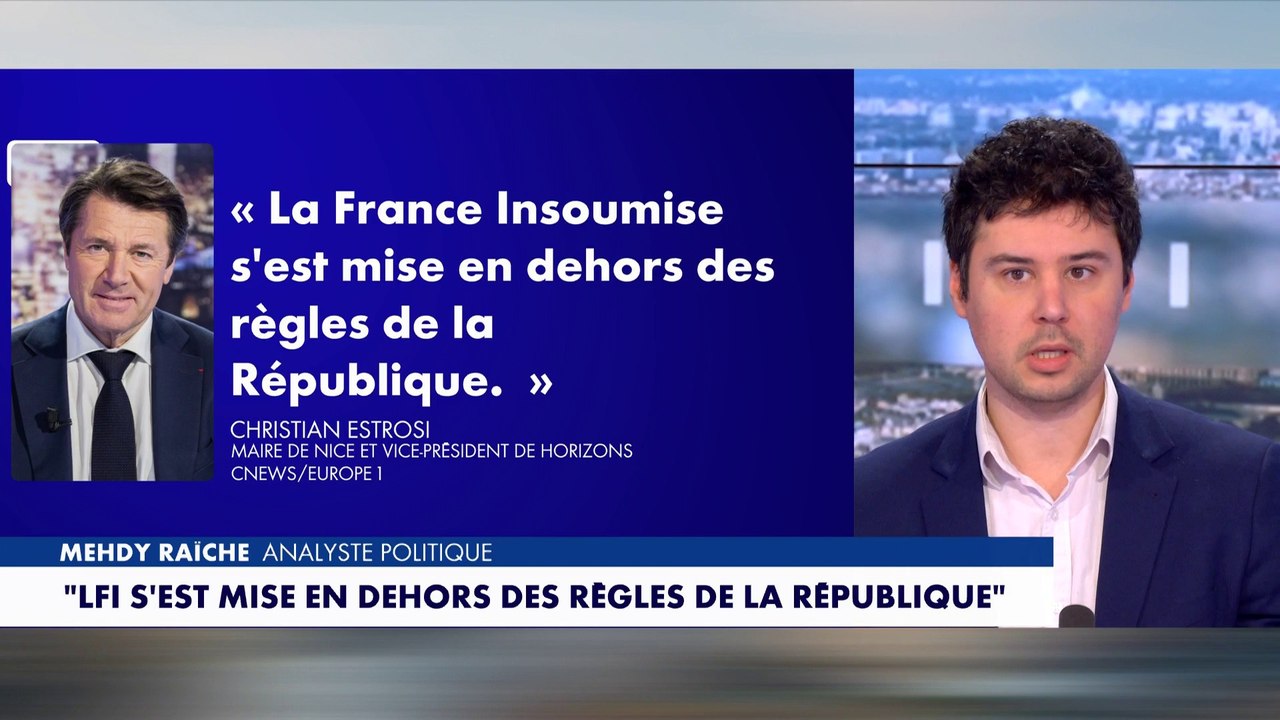 Mehdy Raiche : «Ce qui compte pour Jean-Luc Mélenchon, c'est amener la société au point de tension»