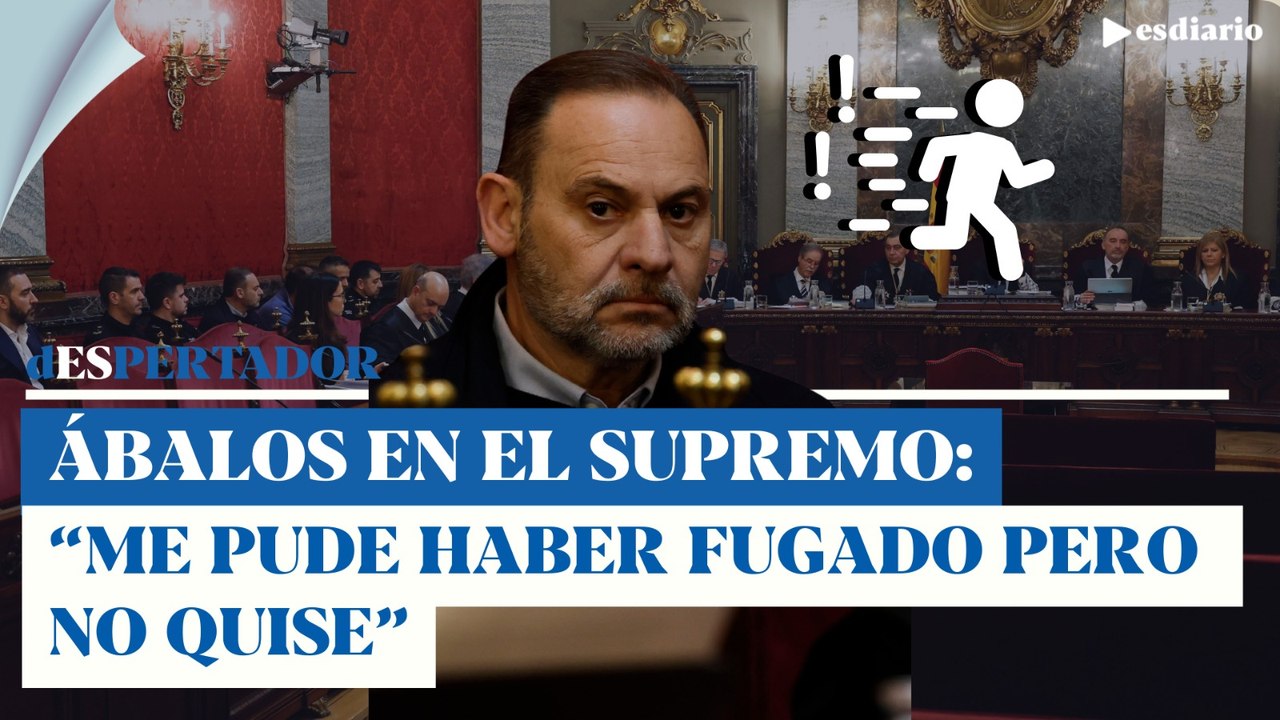 La última de Ábalos: "Me pude haber fugado pero no quise" | ESdiario