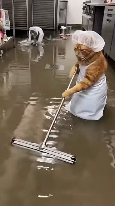 Working with the worst teammate ever! 🌊😿