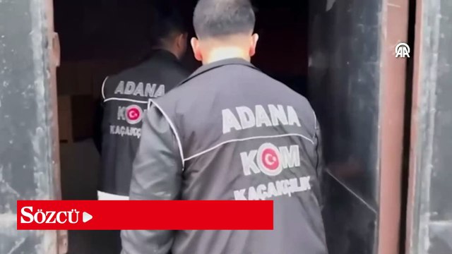 Adana'da kaçak 66 milyon makaron ele geçirildi