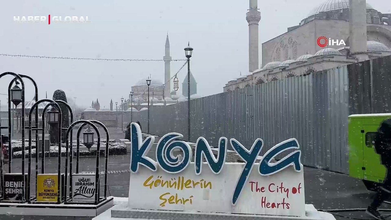 Konya'da kar sürprizi