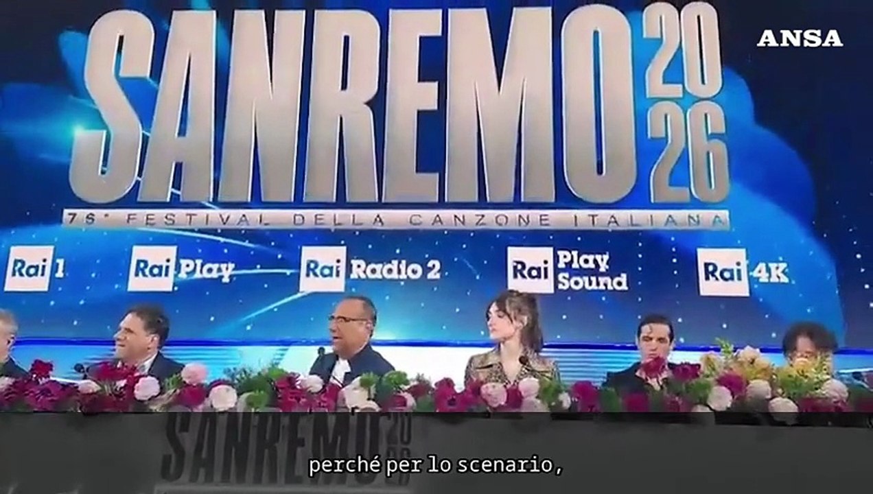 Sanremo, Conti: "Il calo degli ascolti? Pensavo di fare un po' meno"